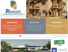 Tablet Screenshot of amnoroeste.org.br